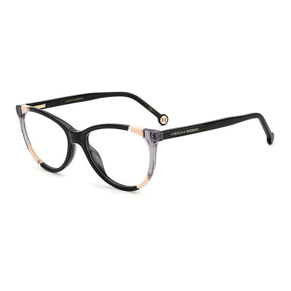 NWT Carolina Herrera CH-0064-0KDX-55 Black 55mm Eyeglasses